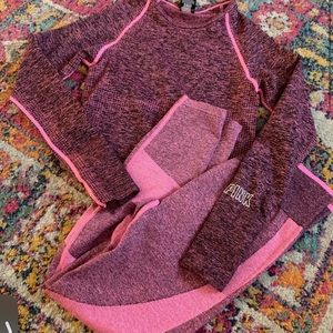 VS PINK SEAMLESS LEGGING SET